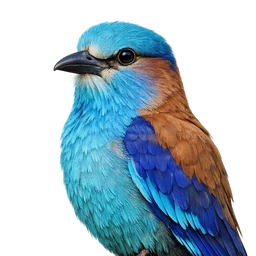 Abyssinian Roller, profile