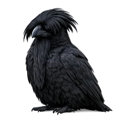 Amazonian Umbrellabird, a legendary bird in Roost