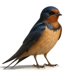 Barn Swallow, a common bird in Roost