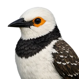 Black-collared Starling, profile
