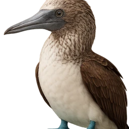 Blue-footed Booby, profile