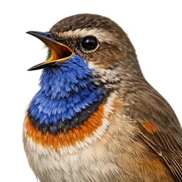 Bluethroat, profile