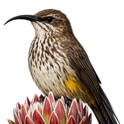 Cape Sugarbird, profile