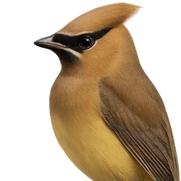 Cedar Waxwing, profile
