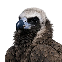 Cinereous Vulture, profile