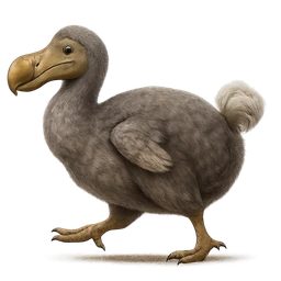 Dodo, in flight