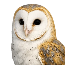 Eastern Barn Owl, profile