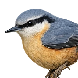 Eurasian Nuthatch, profile