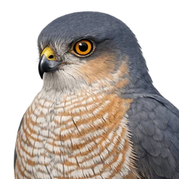 Eurasian Sparrowhawk, profile