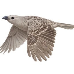 Great Bowerbird, in flight