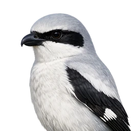 Great Grey Shrike, profile