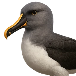 Grey-headed Albatross, profile