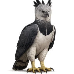 Harpij (Harpy Eagle), rustend, eerdere afbeelding (opent op volledige grootte)