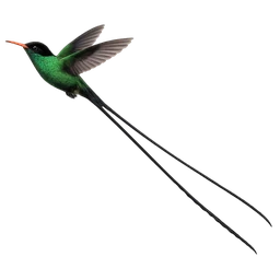 Jamaican Streamertail, in flight