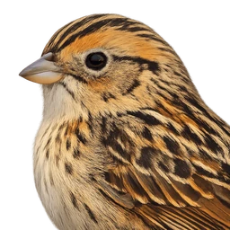 LeConte's Sparrow, profile