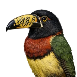 Lettered Aracari, profile