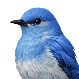 Mountain Bluebird, profile