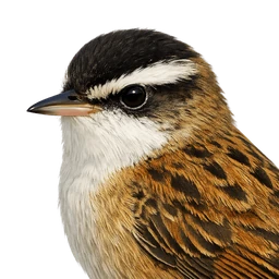Moustached Warbler, profile