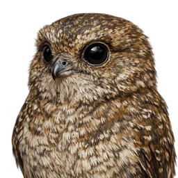 New Caledonian Owlet-nightjar, profile