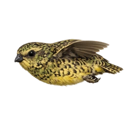 Night Parrot, in flight