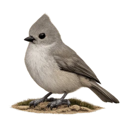 Oak Titmouse, a rare bird in Roost
