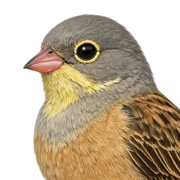 Ortolan Bunting, profile