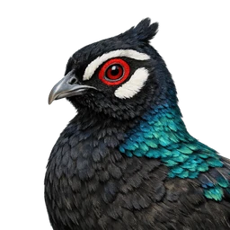 Palawan Peacock-Pheasant, profile