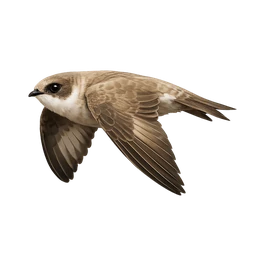 Pallid Swift, in flight