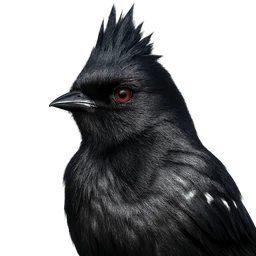 Phainopepla, profile