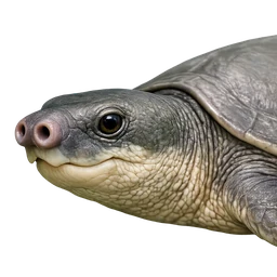 Pig-nosed Turtle, profile