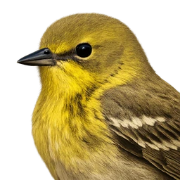 Pine Warbler, profile