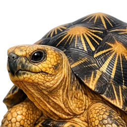 Radiated Tortoise, profile