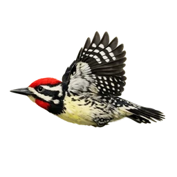Red-naped Sapsucker, in flight