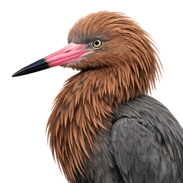 Reddish Egret, profile