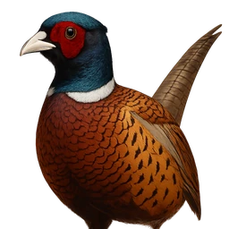 Ring-necked Pheasant, profile