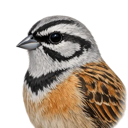 Rock Bunting, profile
