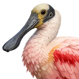 Roseate Spoonbill, profile