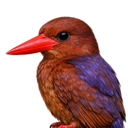 Ruddy Kingfisher, profile