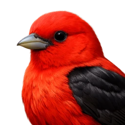 Scarlet Tanager, profile