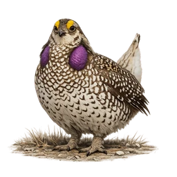 Sharp-tailed Grouse, a rare bird in Roost