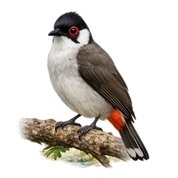 Styan's Bulbul, a epic bird in Roost