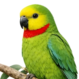 Superb Parrot, profile
