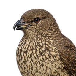 Tooth-billed Bowerbird, profile