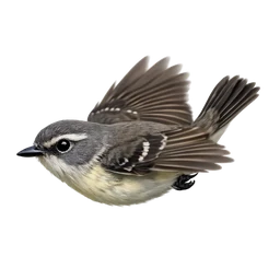 Torrent Tyrannulet, in flight