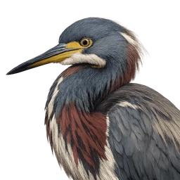Tricolored Heron, profile