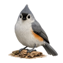 Tufted Titmouse, a epic bird in Roost