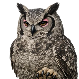 Verreaux’s Eagle-Owl, profile