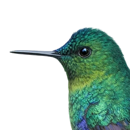 Violet-tailed Sylph, profile