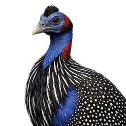 Vulturine Guineafowl, profile