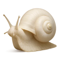 White Italian Snail, profile